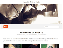 Tablet Screenshot of clownfish-tattoo.de